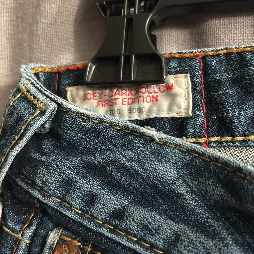 True Religion Classic Blue Flare Jeans - Picture 4 of 6